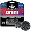 KontrolFreek Omni for Playstation 4 (PS4) and Playstation 5 (PS5) | 2 Performance Thumbsticks | 2 Low-Rise Concave | Black