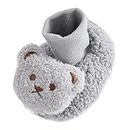 Baby Girls and Boys Casual Shoes Soft Comfortable Shoes Infant Toddler Warming Shoes Toddler Girl Fall Shoes (Grey, 3.5 Infant)