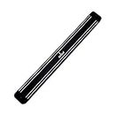 SiliSlick Magnetic Knife Rack Wall Strip | 12" / 30.5cm Magnet Tool Holder | (1 Black)