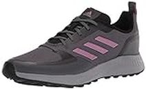 adidas Women's Runfalcon 2.0 Trail Running Shoe, Grey/Cherry Metallic/Grey, 8.5