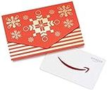 Amazon.ca Gift Card for Any Amount in Red and Gold Mini Envelope