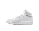 adidas Hoops Mid Shoes, Sneakers Unisex - Bambini e ragazzi, Ftwr White Ftwr White Grey Two, 38 2/3 EU
