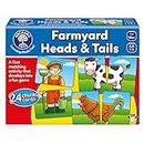Orchard Toys Moose Games Farmyard Heads & Tails Game. A First Matching Activity That develops into a Fun Game. 24 Chunky Cards. Age 18 Months+. 1-4 Players