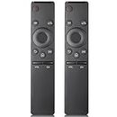 Weitov Universal Replacement For Samsung-Tv-Remote Control,Compatible With All Samsung Smart Frame Curved Qled Tvs Pack Of 2 - Black