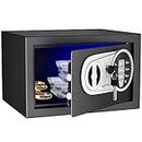 Lifelong LLHSL03 8.6Litres Home Safe Electronic Locker with LED Light | Digital Security Safe for Home & Office - 0.3 Cubic Feet, (1 Year Warranty, Black)