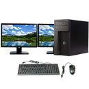 Dell i7 Desktop Computer Up To 16GB RAM 1TB SSD/HDD Dual 22in LCD Windows 10 Pro