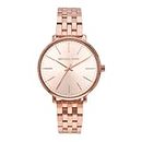 Michael Kors Women's Pyper Stainless Steel Quartz Watch with Stainless-Steel-Plated Strap, Rose Gold, 16 (Model: MK3897)