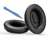 ZIBUYU® Ear Pads Replacements Professional Ear Pads Cushions Replacement for Bose Quiet Comfort 35 (Bose QC35) and Quiet Comfort 35 II (Bose QC35 II) Over Ear Headphone Cushion Pad (Black) - 1 Pair