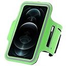Nplus India Sports Armband for Apple iPhone 6 Plus - Sleek Green, Secure Fit, Adjustable Strap, Headphone Access, Key Pocket - Ideal for Running, Gym, and Outdoor Activities