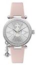 Vivienne Westwood Orb Pastelle Ladies Quartz Watch with Silver Dial & Pink Leather Strap VV006SLPK