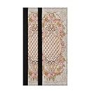 Pink Floral Flower with Pink Marble Stone Texture Refrigerator Door Handle Cover Kitchen Appliance Decor Handle Anti-Skid Protector Fridge, Oven Keep Off Fingerprints Food Stains