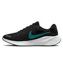 Nike Revolution 7 Men's Road Running Shoes (FB2207-004, Black/Pure Platinum/Lime Blast/Geode Teal) Size 13, Black Pure Platinum Lime Blast Geode Teal, 13