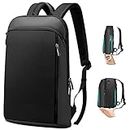ZINZ Slim and Expandable 15 15.6 16 Inch Laptop Backpack Anti Theft Business Travel Notebook Bag with USB,Multipurpose Large Capacity Daypack College School Bookbag for Men & Women,DB01K02
