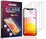 RKINC Screen Protector [4-Pack] for iPhone XR/iPhone 11 6.1-Inch, Tempered Glass Film Screen Protector, 0.33mm [LifetimeWarranty][Anti-Scratch][Anti-Shatter][Bubble-Free]
