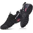 ziitop Trail Running Shoes Men Waterproof Hiking Shoes Non-Slip Outdoor Trekking Sports Shoes for Men Lightweight Breathable Sneakers All-Terrain Cross Training Shoes Walking Shoes