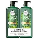 Herbal Essences bio:renew Sulfate Free Hemp + Potent Aloe Shampoo and Conditioner Set, 20.2 Fl Oz Each — Nourishes Dry Hair for Frizz Control, Paraben and Cruelty Free — Safe for Color Treated Hair