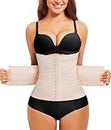 Gotoly Waist Trainer for Women Shapewear Tummy Control Body Shaper Slimming Girdle Postpartum Support Recovery Belly Beige