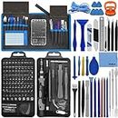 oGoDeal 155 in 1 Precision Screwdriver Set Professional Electronic Repair Tool Kit for Computer, Eyeglasses, iPhone, Laptop, PC, Tablet,PS3,PS4,Xbox,MacBook,Camera,Watch,Toy,Jewelers,Drone Black