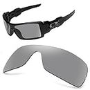 AOZAN ANSI Z87.1 Polarized Replacement Lenses For Oakley Oil Rig Sunglasses - Gainsboro