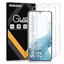 Phoona Lot de 2,Verre Trempé pour Samsung Galaxy S22 5G,Dureté 9H Glass,Anti Rayures,Sans Bulles,Haute Définition,Film Protection écran pour Samsung S22 5G