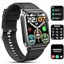 Smart Watch for Men Women(Answer/Make Call), 1.85" Smartwatch 113 Sports Modes Fitness Tracker with Heart Rate Sleep Blood Oxygen Monitor Pedometer, IP68 Waterproof Fitness Watch for Android iOS[2024]
