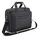 Briefcase Bag 15.6 '' Laptop Messenger Bag Business Office Bag for Men Women, Waterproof Stylish Nylon Multi-Functional Shoulder Bag fit for Computer Notebook MacBook Hp Dell Lenovo Asus Apple
