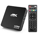 4K Media Player, MYPIN HDMI MP4 Media Player Support 14TB HDD/ 512G USB Drive/SD Card with HDMI/AV Out for HDTV/PPT MKV AVI MP4 H.265-Support Advertising Subtitles/Timing, Networkable