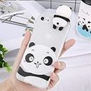 MIDOS Back Cover iPhone 6 / 6s Silicone 3D Cute Rubber Panda Girls Case for iPhone 6 / iPhone 6s (Panda)