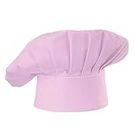 Hyzrz Chef Hat Adult Adjustable Elastic Baker Kitchen Cooking Chef Cap (Pink), Pink, One Size
