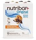 Nutribar Original Chocolate Peanut Butter Flavoured Protein Bars, Meal Replacement, High Protein,High Fibre, 12-Count