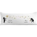 East Urban Home Decorative Couch Long Throw Zipper Body Pillow Cover Case Pillowcase Wedding Gifts Anniversary Romantic Boyfriend(Lumbar) | Wayfair