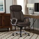 Serta at Home Serta Fairbanks Big & Tall High Back Executive Office & Gaming Chair w/ Layered Body Pillows Upholstered, in Gray/Brown | Wayfair