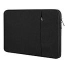 Chelory 15.6 Inch Laptop Sleeve for 16 Inch MacBook Pro/14 Inch MacBook Pro, 14-15.6 Inch Ultrabook Notebook Computer Protective Cover Case, Shockproof Water Resistant Handbag Carrying Bag, Black