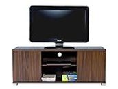 DeckUp Bei Engineered Wood TV Stand and Home Entertainment Unit (Walnut, Matte Finish)