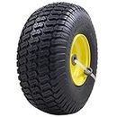 MARASTAR 21426 Front Tire Assembly Replacement Compatible with 100 and 300 John Deere Riding Mowers 15" x 6.00-6"