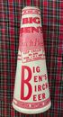 Vintage Big Ben's Birch Beer 1 Quart Wax Coated CONTAINER & LID
