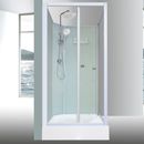 SHOWER SCREEN CUBICLE ENCLOSURE MIXER BASE EASY ASSEMBLY DIY ASNZS GLASS