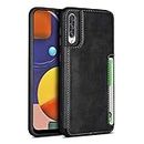 Hülle® Artificial Leather Case Compatible for Samsung Galaxy A50 (1)