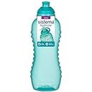 Sistema Twist 'n' Sip Squeeze Sports Water Bottle | Leakproof Water Bottle | 460 ml | BPA-Free | Assorted Colours