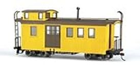 Bachmann Spectrum On30 Wood side door caboose (with lighting) - Painted, unlettered (yellow & black)