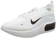 Nike Womens Air Max Dia Lace Up Fitness Athletic Shoes, White Black, 10