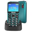 uleway Big Button Mobile Phone for Elderly Easy to Use Basic Cell Phone Dual Sim Free Unlocked Senior Mobile Phone with SOS Emergency Button Charging Dock Hearing Aid Compatible (HAC)