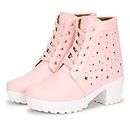ZOVIM Stylish Casual Boots For Women's and Girls boot Pink color