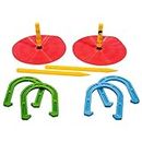 Franklin Sports Horseshoes - Soft Material - Great for Kids- Play Horseshoes on The Beach, Lawn, and More - Indoor Outdoor Use