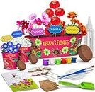 Melissa&Harry Kids Gardening Kit for Birthday, Crafts, Girls & Boys of All Ages 4, 5, 6, 7, 8-12 Year Old, Children's Paint and Plant Flower Gardening Growing Kit-STEM (Pink)