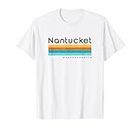Vintage Nantucket Massachusetts Retro Design T-shirt