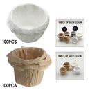100/set Disposable Coffee Filter Paper for K Cup Drip Coffee for  
