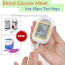 Blood Glucose Meter,Glucometer,Glucose monitor.50 Lancets&50Test strips