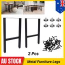 2X 28 Inch H Shape Table Legs Metal Support Legs for Home Furniture Office Desk