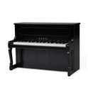 Juguete de instrumento musical Kawai mini piano vertical 1151 negro de 32 teclas de Japón